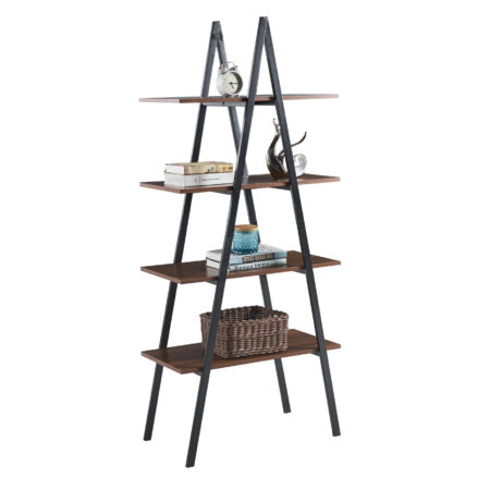 ΡΑΦΙΕΡΑ STAM HM18073.04 ΜΑΥΡΟΣ ΜΕΤΑΛΛΙΚΟΣ ΣΚΕΛΕΤΟΣ-ΜΕΛΑΜΙΝΗ ΚΑΡΥΔΙ 71x38x164Υεκ.