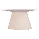 ΤΡΑΠΕΖΙ ΣΑΛΟΝΙΟΥ DUNCAN HM18022.02 ΚΕΡΑΜΙΚΟ TOP-MDF ΒΑΣΗ-ΚΡΕΜ ΛΕΥΚΟ Φ80x41Υεκ.