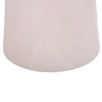 ΤΡΑΠΕΖΙ ΣΑΛΟΝΙΟΥ ΣΤΡΟΓΓΥΛΟ ΣΕΙΡΑ SANTORINI HM18052 MDF ΣΕ ΥΠΟΛΕΥΚΟ ΧΡΩΜΑ Φ48x49Υεκ.