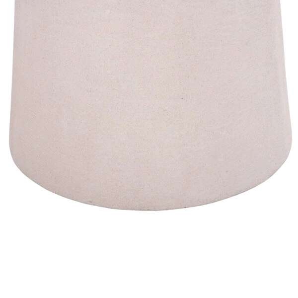 ΤΡΑΠΕΖΙ ΣΑΛΟΝΙΟΥ ΣΤΡΟΓΓΥΛΟ ΣΕΙΡΑ SANTORINI HM18052 MDF ΣΕ ΥΠΟΛΕΥΚΟ ΧΡΩΜΑ Φ48x49Υεκ.