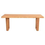 ΤΡΑΠΕΖΙ ΤΡΑΠΕΖΑΡΙΑΣ LEOPOLD HM9933.01 ΜΑΣΙΦ ΞΥΛΟ ΤΕΑΚ-ΧΡΩΜΑ ΦΥΣΙΚΟ 200.5x107x76Yεκ