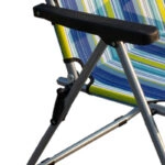 Καρέκλα Παραλίας Μέταλλο/Ύφασμα 65x57x108cm Σε Διάφορα Χρώματα