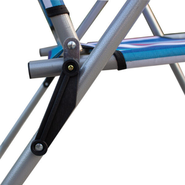 Καρέκλα Παραλίας Μέταλλο/Ύφασμα 65x57x108cm Σε Διάφορα Χρώματα