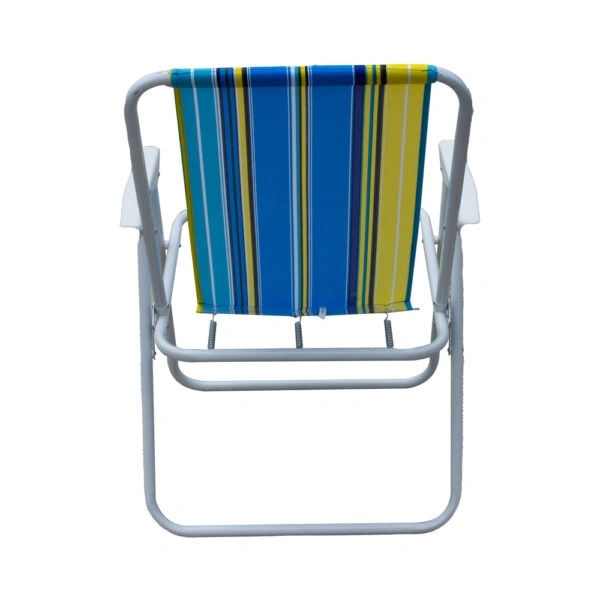 Καρέκλα Παραλίας  Μέταλλο/Ύφασμα 63x45x81cm Σε Διάφορα Χρώματα