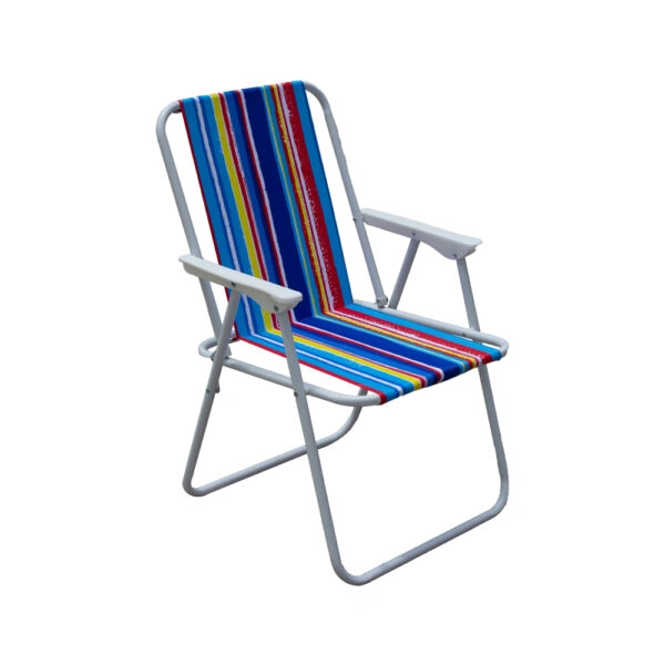 Καρέκλα Παραλίας  Μέταλλο/Ύφασμα 63x45x81cm Σε Διάφορα Χρώματα