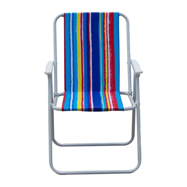 Καρέκλα Παραλίας  Μέταλλο/Ύφασμα 63x45x81cm Σε Διάφορα Χρώματα