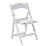 Καρέκλα Catering WALLONIA Πτυσσόμενη Λευκό PP 43.5x41.5x77.5cm