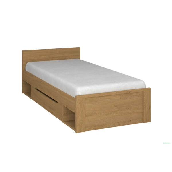 Κρεβάτι Pavi Μονό Βελανιδιά χωρίς πάτωμα 900x200cm