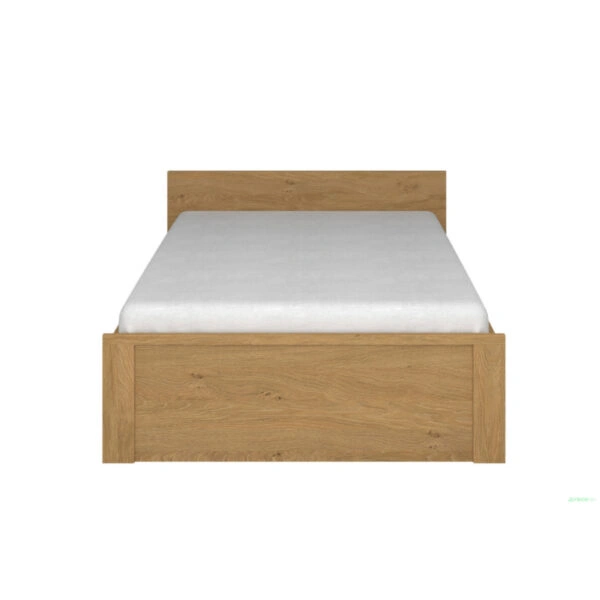 Κρεβάτι Pavi Ημίδιπλο Βελανιδιά με πάτωμα 120x200cm