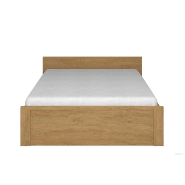 Κρεβάτι Pavi Ημίδιπλο Βελανιδιά με πάτωμα 140x200cm