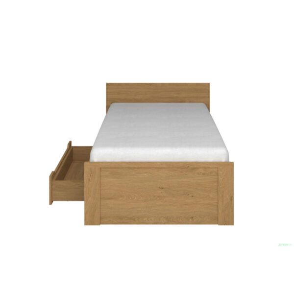 Κρεβάτι Pavi Μονό Βελανιδιά με πάτωμα 900x200cm