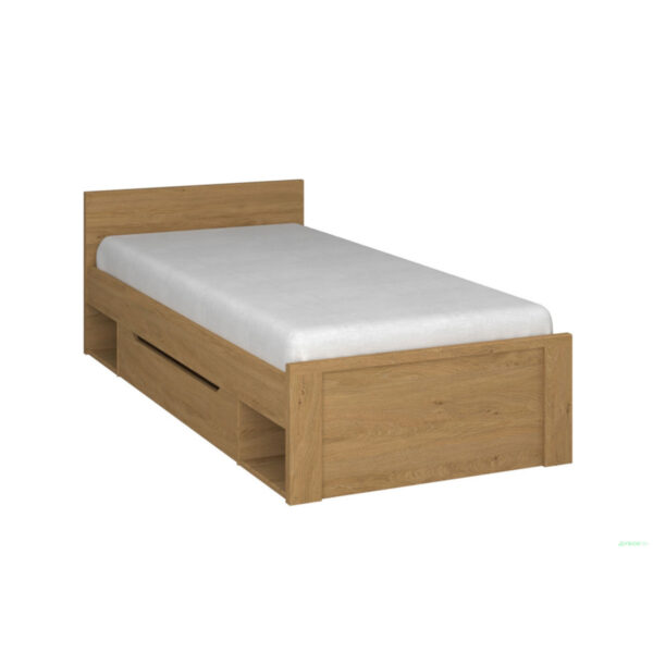 Κρεβάτι Pavi Μονό Βελανιδιά με πάτωμα 900x200cm