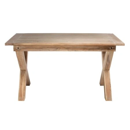 Artekko Attari Ξύλινο Τραπέζι σε Λευκή Πατίνα (140x80x76)cm