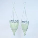 Artekko Klul Γλάστρες Κρεμαστές Πράσινες (19x19x34)cm