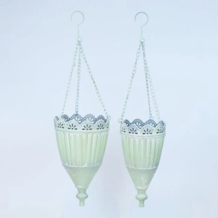 Artekko Klul Γλάστρες Κρεμαστές Πράσινες (19x19x34)cm