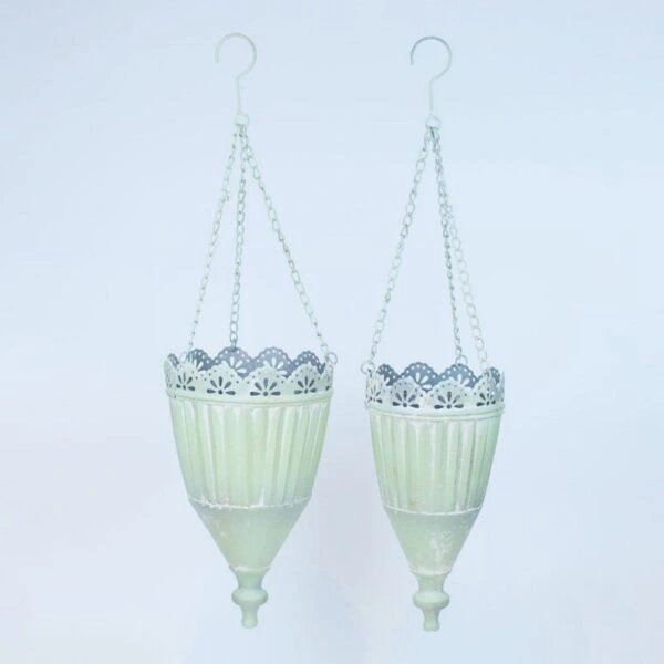 Artekko Klul Γλάστρες Κρεμαστές Πράσινες (19x19x34)cm