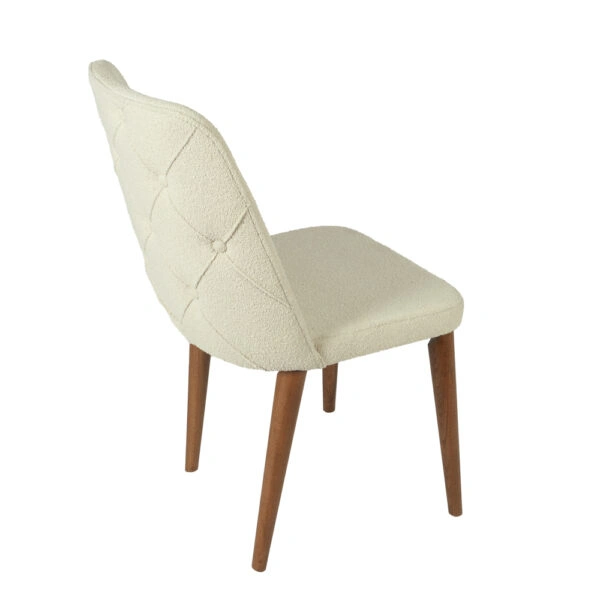 ΚΑΡΕΚΛΑ LOTUS  WALNUT LIGHT LEGS MAZZ FABRΙC SALONA V 24