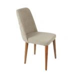 ΚΑΡΕΚΛΑ LOTUS WALNUT LIGHT LEGS MAZZ FABRIC SALONA V 25