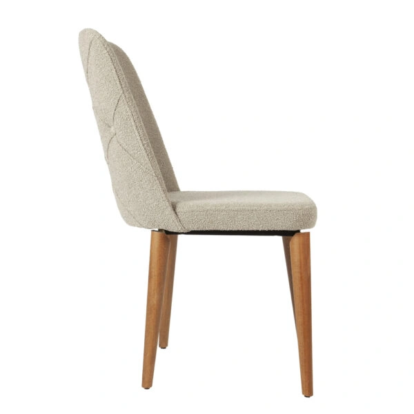 ΚΑΡΕΚΛΑ LOTUS WALNUT LIGHT LEGS MAZZ FABRIC SALONA V 25