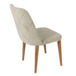 ΚΑΡΕΚΛΑ LOTUS WALNUT LIGHT LEGS MAZZ FABRIC SALONA V 25
