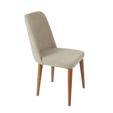 ΚΑΡΕΚΛΑ LOTUS WALNUT LIGHT LEGS MAZZ FABRIC SALONA V 25