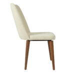 MILANO CHAIR WALNUT LIGHT LEGS MAZZ FABRIC SALONA V 24