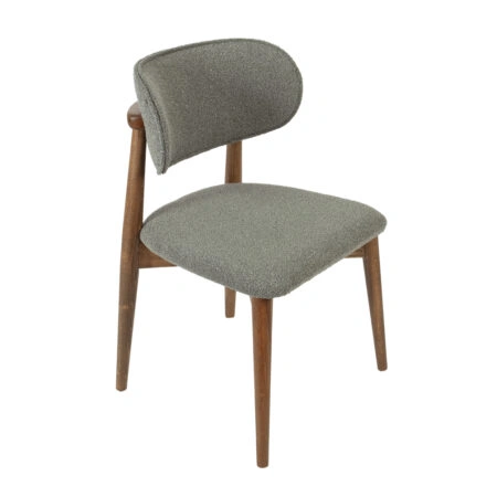 BOMONTI CHAIR WALNUT NATURAL LEGS MAZZ FABRIC SALONA V 21