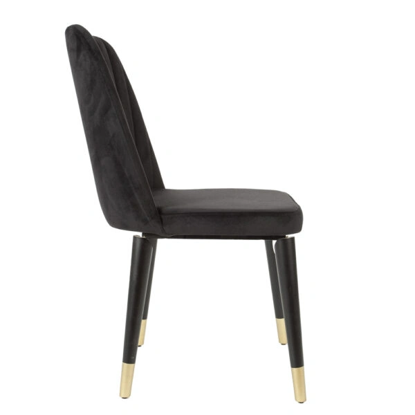 LIZBON BLACK&GOLD LEGS FABRIC BABYFACE BLACK