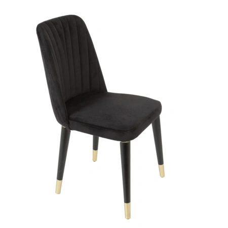 LIZBON BLACK&GOLD LEGS FABRIC BABYFACE BLACK