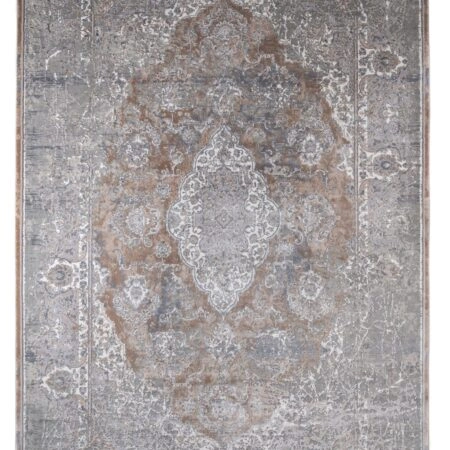 ΧΑΛΙ LUXURIOUS SILK 5991 GREY BEIGE - 240cm x 340cm