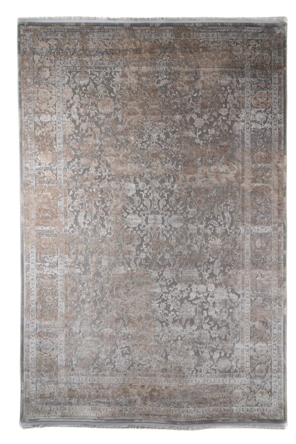 ΧΑΛΙ LUXURIOUS SILK 6793 GREY BEIGE - 200cm x 290cm