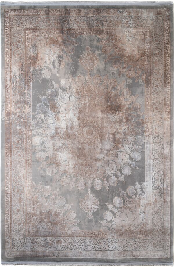ΧΑΛΙ LUXURIOUS SILK 8098 GREY BEIGE - 160cm x 230cm