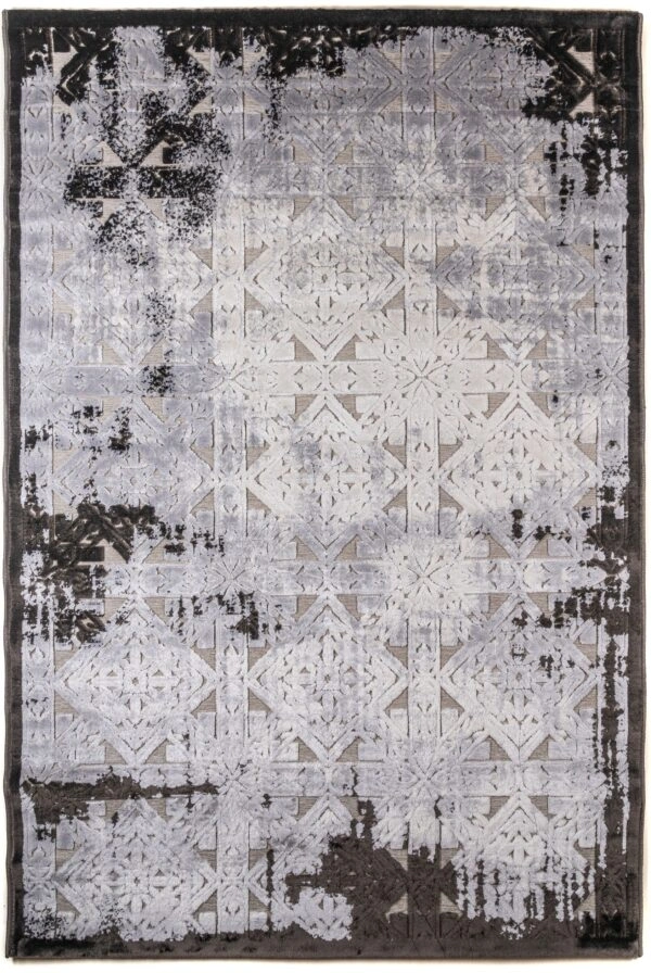 ΧΑΛΙ MUSE 563/H SILVER BLACK - 133cm x 190cm