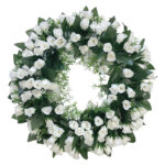 ΣΤΕΦΑΝΙ ΛΟΥΛΟΥΔΙΩΝ ΣΑΜΠΑΝΙ ΤΡΙΑΝΤΑΦΥΛΛΟ ΜΠΟΥΜΠΟΥΚΙ - Φ42cm 16/ΚΙΒ