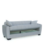 Καναπές Κρεβάτι Τριθέσιος  DIEGO 3S Γκρι 210x84x86cm
