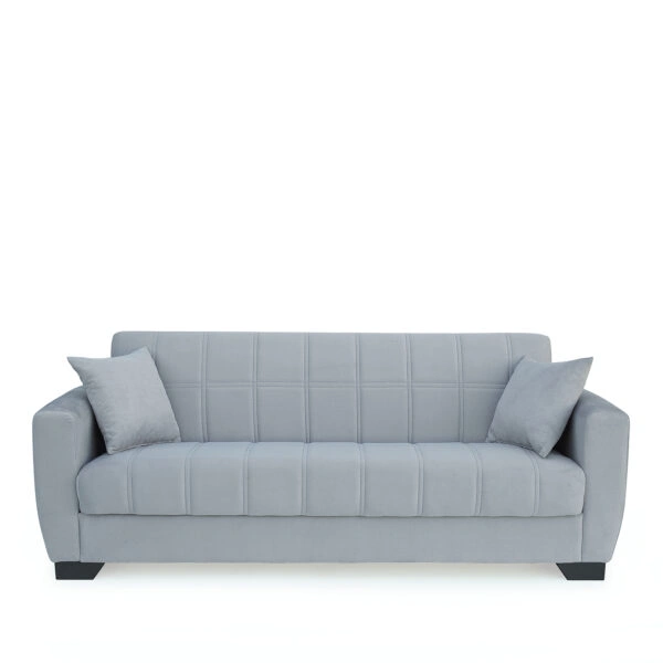Καναπές Κρεβάτι Τριθέσιος  DIEGO 3S Γκρι 210x84x86cm