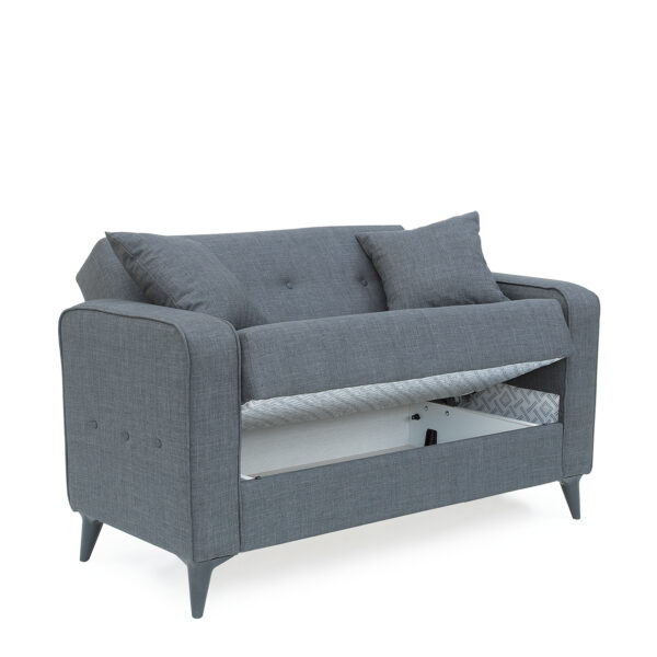 Καναπές Κρεβάτι Διθέσιος  GABRIEL 2S Γκρι 146x79x81cm