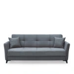 Καναπές Κρεβάτι Τριθέσιος  JAVIER 3S Γκρι 210x84x86cm