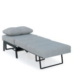 Πολυθρόνα ArteLibre OLIVER Ανοιχτό Γκρι 87x93x90cm