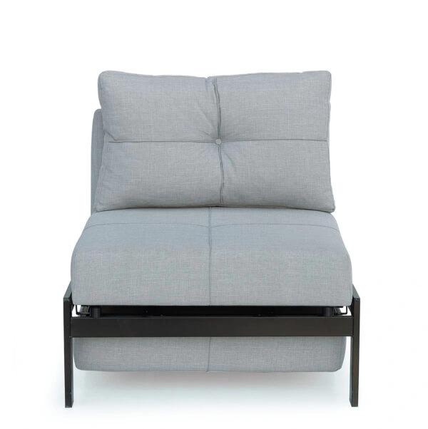 Πολυθρόνα ArteLibre OLIVER Ανοιχτό Γκρι 87x93x90cm