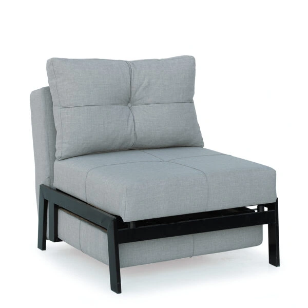 Πολυθρόνα ArteLibre OLIVER Ανοιχτό Γκρι 87x93x90cm