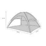 Σκηνή  Μπλε 180D Polyester 2x1.5m