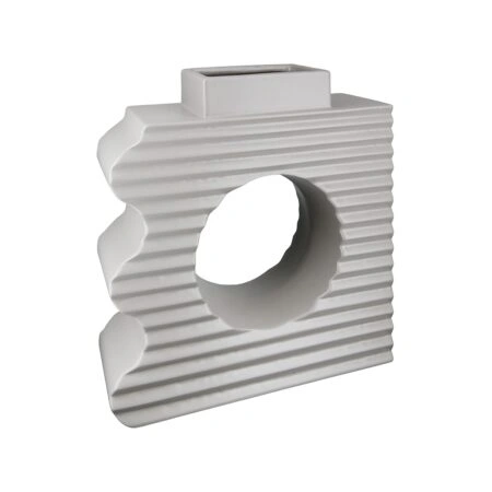 Βάζο 'Boca' Κεραμικό Γκρι 8x23x24.5cm