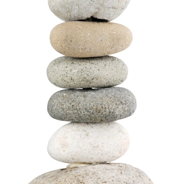 Κηροπήγιο Φυσική Πέτρα Γκρι Φυσικά Χρώματα 11X9X23Cm 11X9X23Cm