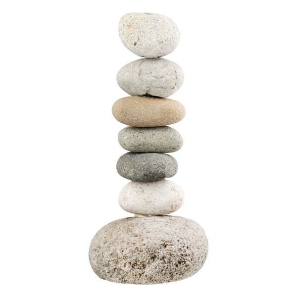 Κηροπήγιο Φυσική Πέτρα Γκρι Φυσικά Χρώματα 11X9X23Cm 11X9X23Cm