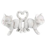 Φιγούρα Cat "Kitten" Πολυρεζίνη Γκρι PU 20x7.5x11cm