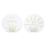 Ρεσώ Θήκη "Sunshine" Γυάλινο Γκρι Λευκό Yellow PU 12 Pcs. Assorted L. 5 cmh. 95 cm D. 10 cm