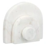 Βιβλιοθήκες Μάρμαρο Μπεζ Λευκό 12X5X11Cm 12X5X11Cm