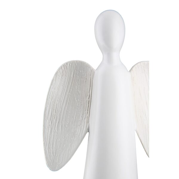 Φιγούρα Angels "Barbara" Κεραμικό Λευκό PU 13x7x24cm