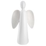 Φιγούρα Angels "Barbara" Κεραμικό Λευκό PU 13x7x24cm